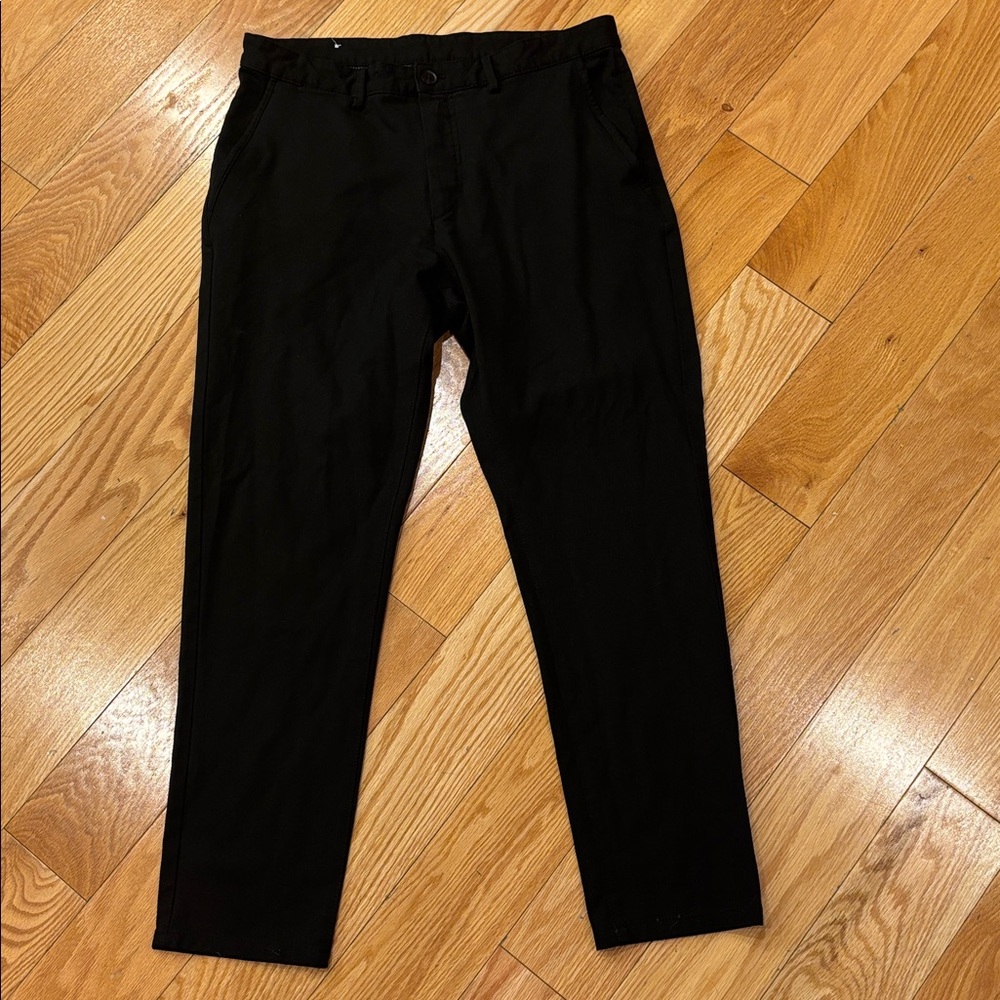 Zara men’s black trousers